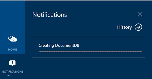 creating documentDB